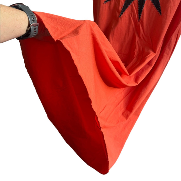 SYNERGY Organic Embroidered Sunburst Hoodie Dress - Picture 4 of 13